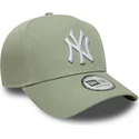 siltovky-zaoblena-zelena-snapback-e-frame-league-essential-new-york-yankees-mlb-new-era
