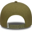 siltovka-zaoblena-zelena-snapback-e-frame-patch-linen-new-era