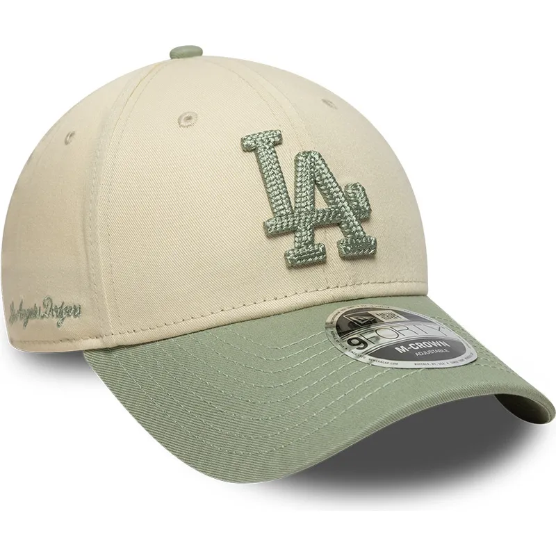cap-zaoblena-beige-snapback-9forty-m-crown-side-script-los-angeles-dodgers-mlb-new-era cap-zaoblena-beige-snapback-9forty-m-crown-side-script-los-angeles-dodgers-mlb-new-era