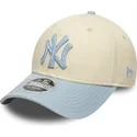cap-zaoblena-beige-snapback-9forty-m-crown-side-script-new-york-yankees-mlb-new-era