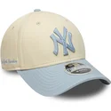 cap-zaoblena-beige-snapback-9forty-m-crown-side-script-new-york-yankees-mlb-new-era