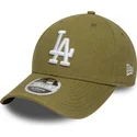 cap-zaoblena-green-snapback-9forty-m-crown-linen-los-angeles-dodgers-mlb-new-era