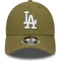 cap-zaoblena-green-snapback-9forty-m-crown-linen-los-angeles-dodgers-mlb-new-era