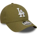 cap-zaoblena-green-snapback-9forty-m-crown-linen-los-angeles-dodgers-mlb-new-era