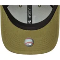 siltovky-zaoblena-zelena-snapback-9forty-m-crown-linen-los-angeles-dodgers-mlb-new-era