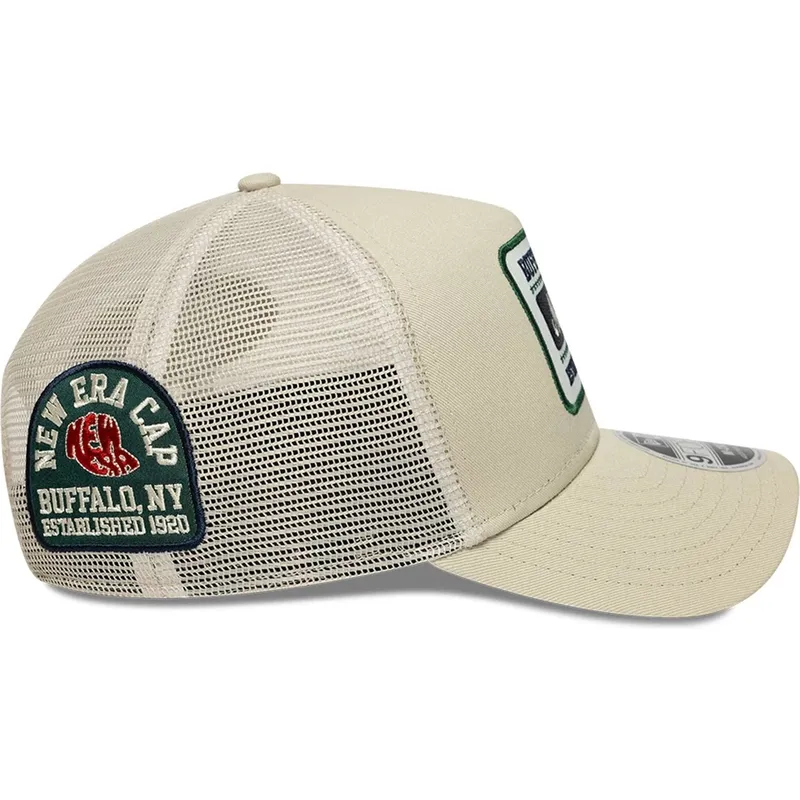 siltovky-zaoblena-kamionista-bezova-snapback-9forty-m-crown-a-frame-multi-patch-new-era