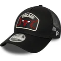 schwarze-trucker-kappe-9forty-m-crown-a-frame-chicago-bulls-nba-von-new-era
