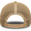 trucker-cap-beige-9forty-m-crown-a-frame-der-los-angeles-lakers-nba-von-new-era