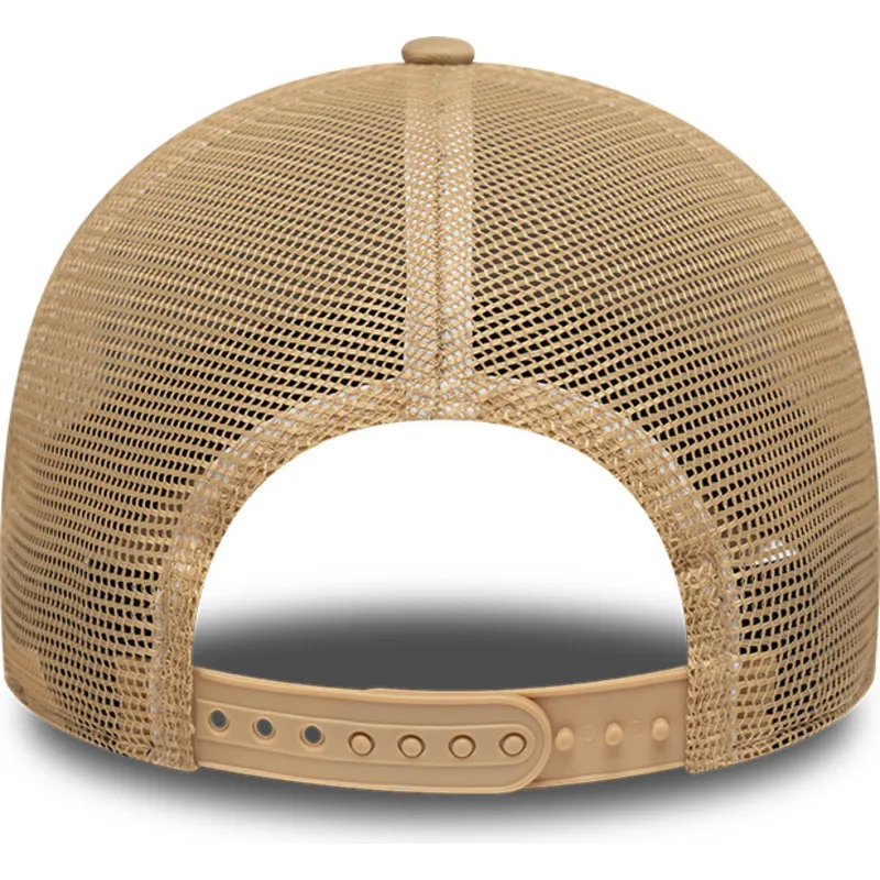 trucker-cap-beige-9forty-m-crown-a-frame-der-los-angeles-lakers-nba-von-new-era