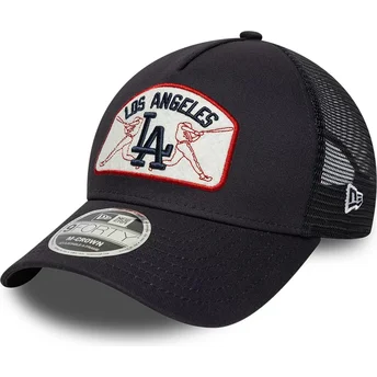 Cap zaoblená navy blue snapback 9FORTY M-Crown A Frame Los Angeles Dodgers MLB New Era