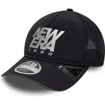 Gorra trucker negra ajustable 9FORTY APEX Reflective A Frame de New Era