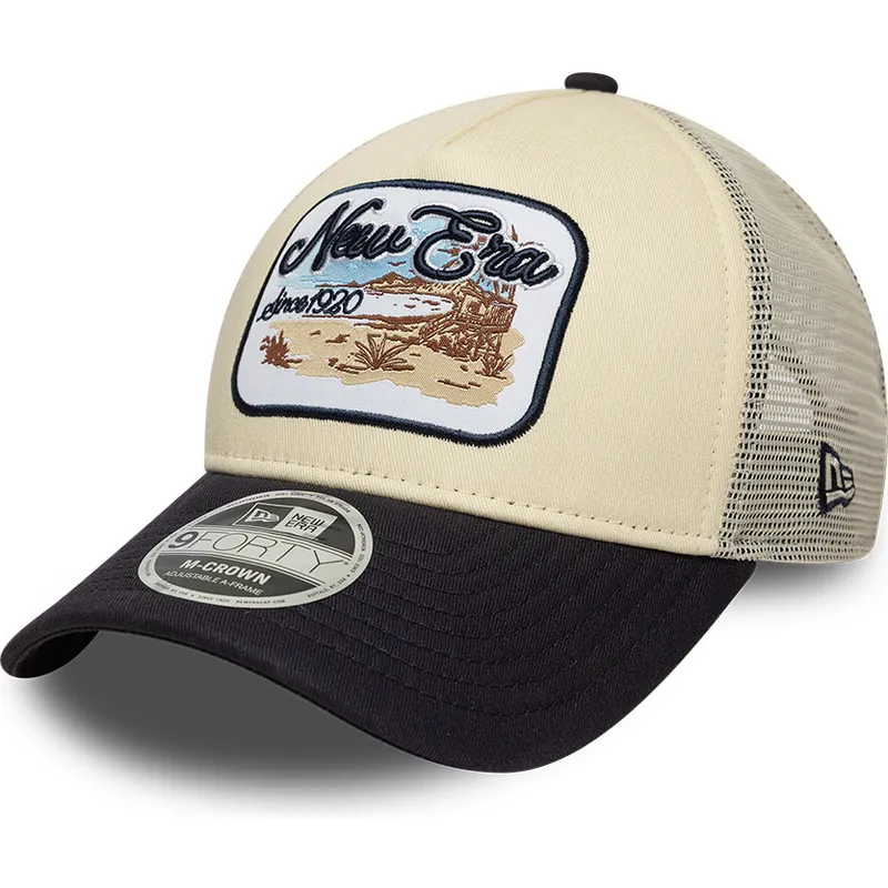 siltovka-zaoblena-bezova-snapback-9forty-m-crown-a-frame-new-era