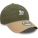 siltovka-zaoblena-viacfarebna-nastavitelny-9twenty-mini-washed-contrast-oakland-athletics-mlb-new-era