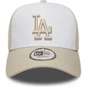 siltovka-zaoblena-bezova-snapback-a-frame-league-essential-los-angeles-dodgers-mlb-new-era
