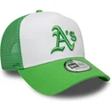 cap-zaoblena-green-snapback-a-frame-league-essential-oakland-athletics-mlb-new-era