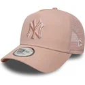 siltovka-zaoblena-ruzova-snapback-a-frame-outline-new-york-yankees-mlb-new-era