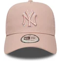 cap-zaoblena-pink-snapback-a-frame-outline-new-york-yankees-mlb-new-era