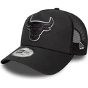 cap-zaoblena-black-snapback-a-frame-outline-chicago-bulls-nba-new-era
