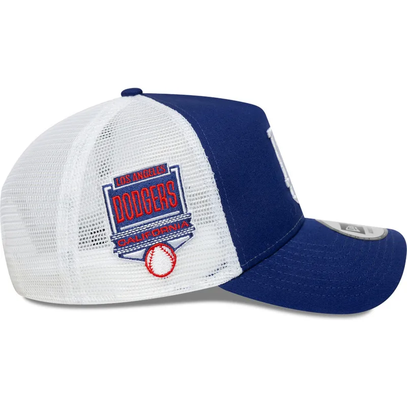 gorra-trucker-azul-a-frame-side-patch-de-los-angeles-dodgers-mlb-de-new-era