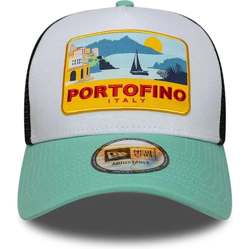 siltovky-zaoblena-kamionista-viacfarebna-snapback-a-frame-location-patch-portofino-new-era