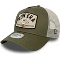 siltovka-zaoblena-zelena-snapback-a-frame-summer-patch-new-era