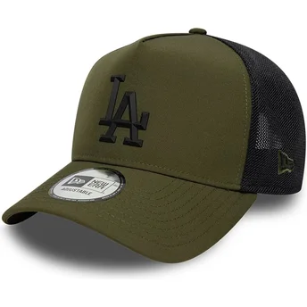 Šiltovky zaoblená kamionista zelená snapback A Frame Sport Los Angeles Dodgers MLB New Era