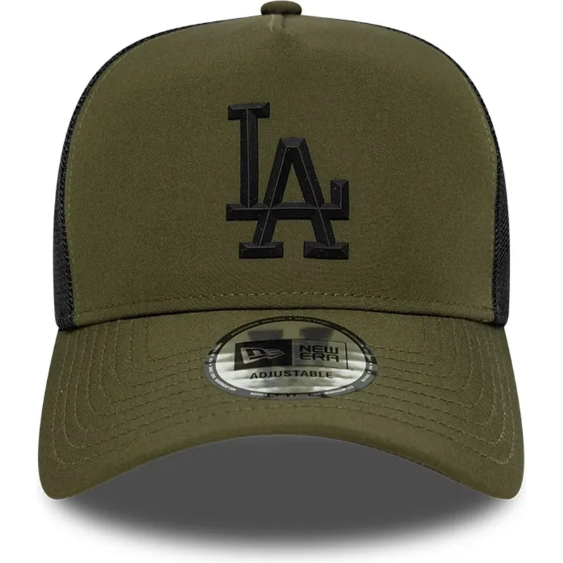 siltovky-zaoblena-kamionista-zelena-snapback-a-frame-sport-los-angeles-dodgers-mlb-new-era