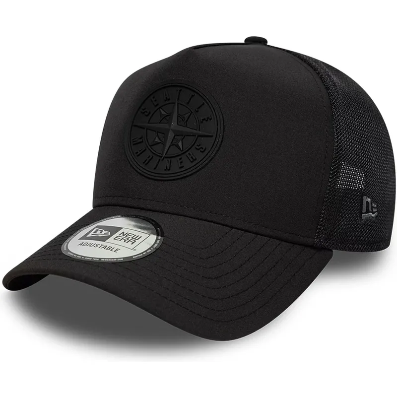 siltovky-zaoblena-kamionista-cierna-snapback-a-frame-sport-seattle-mariners-mlb-new-era