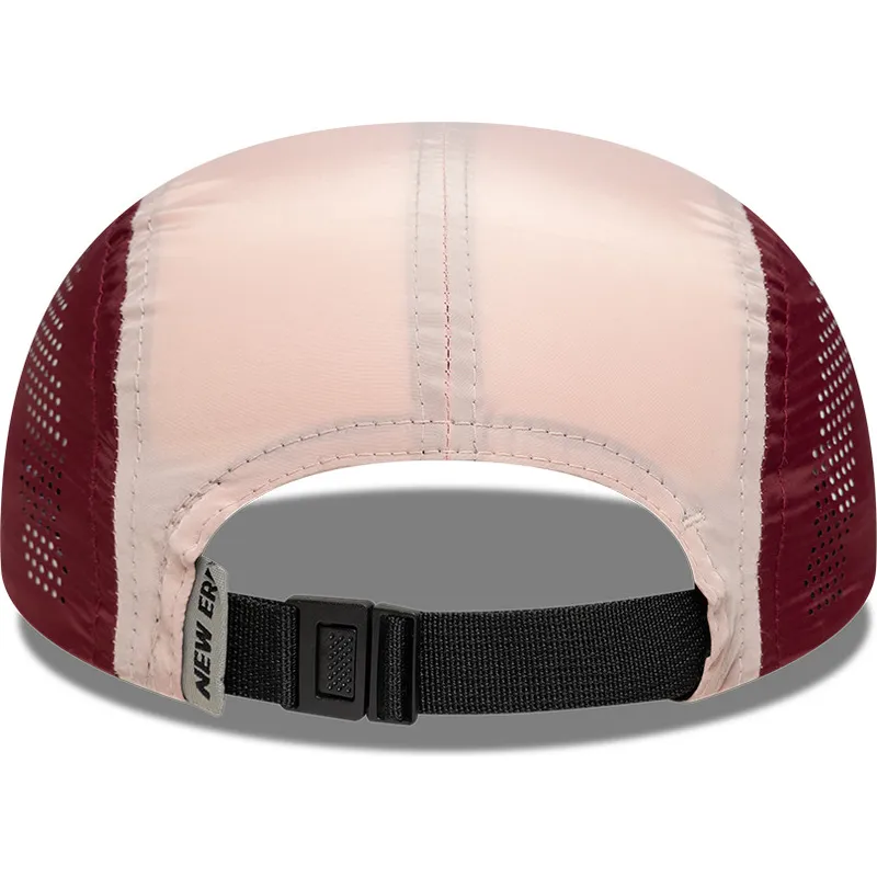 gorra-5-panel-curva-roja-ajustable-runner-colour-block-de-new-era