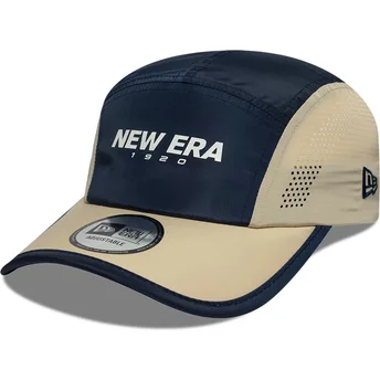 Šiltovky zaoblená 5 panelová tmavomodrá nastaviteľný pásik Runner Colour Block New Era