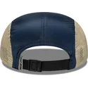 marineblaue-gebogene-5-panel-kappe-verstellbar-runner-colour-block-von-new-era
