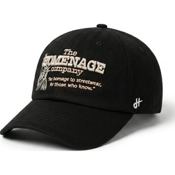 Gorra curva negra ajustable Statue Just Kids The 90s de Homenage