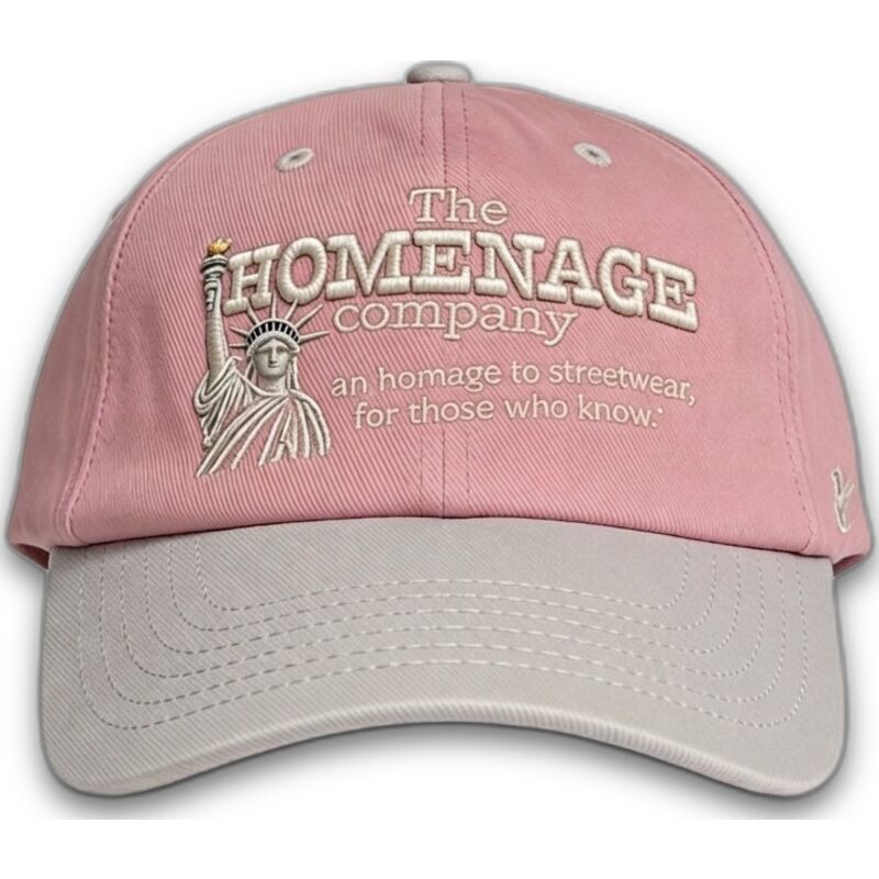 gorra-curva-rosa-y-gris-ajustable-statue-just-kids-the-90s-de-homenage