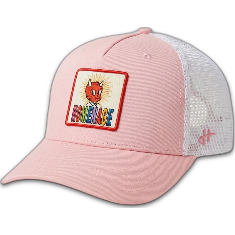 cap-zaoblena-pink-snapback-the-trucker-homenage cap-zaoblena-pink-snapback-the-trucker-homenage
