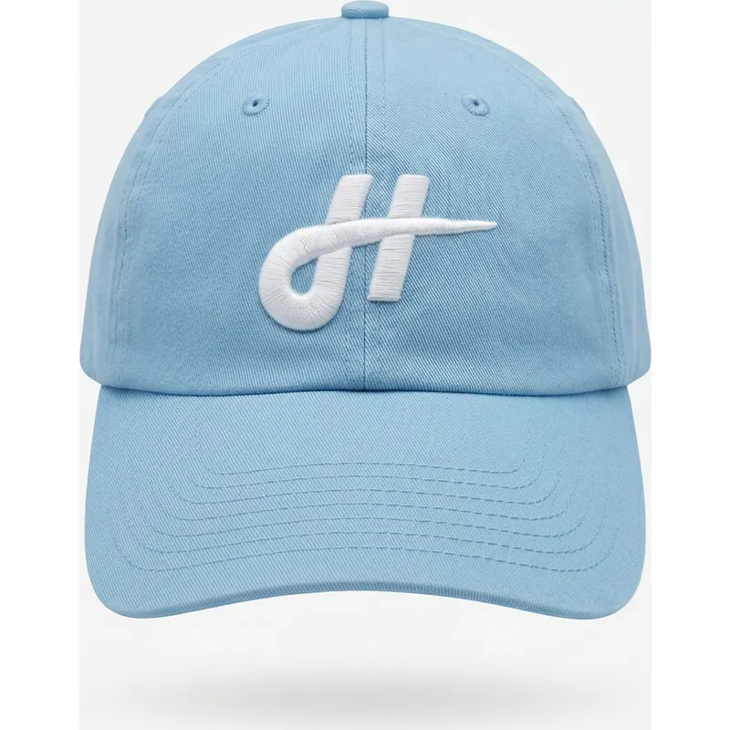 hellblaue-verstellbare-curved-cap-merch-merchandising-the-90s-von-homenage