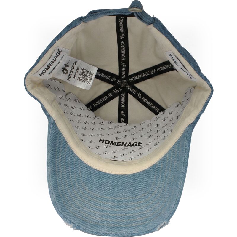 gorra-curva-azul-ajustable-denim-records-music-shapes-identity-the-90s-de-homenage