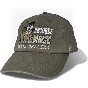 Gorra curva gris oscuro ajustable Records Music Shapes Identity The 90s de Homenage
