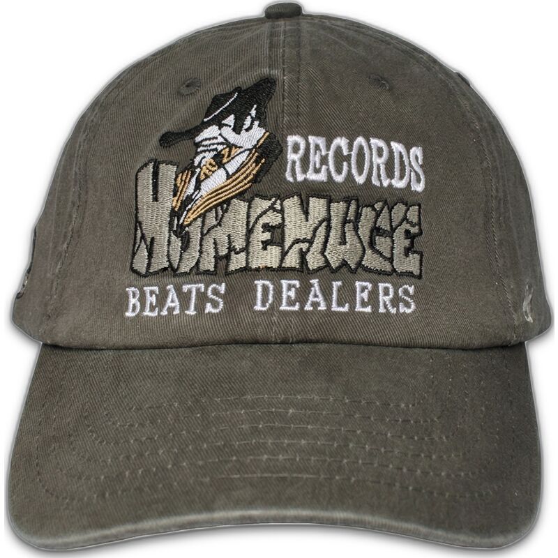 gorra-curva-gris-oscuro-ajustable-records-music-shapes-identity-the-90s-de-homenage