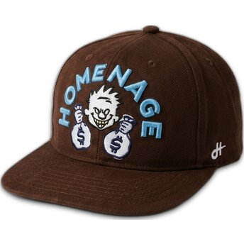 Cap rovná brown snapback The Snap Homenage