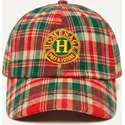 homenage-curved-brim-plaid-resort-sport-the-90s-multicolor-adjustable-cap