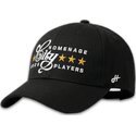 gorra-curva-negra-ajustable-players-sport-the-ball-de-homenage