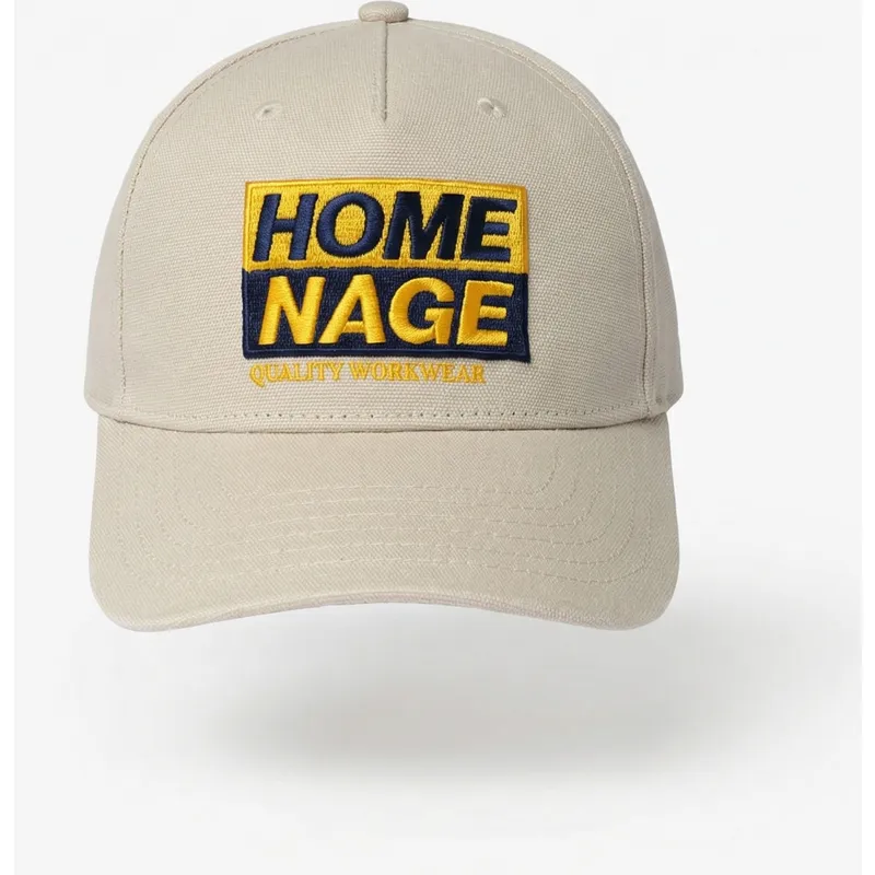 gorra-curva-beige-snapback-decker-workwear-the-retro-de-homenage