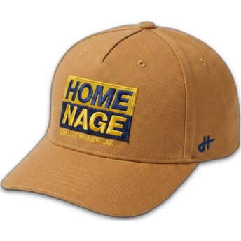 Šiltovka zaoblená hnedá snapback Decker Workwear The Retro Homenage