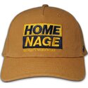 cap-zaoblena-brown-snapback-the-retro-homenage