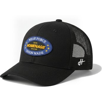 Gorra trucker negra Union Workwear The Trucker de Homenage