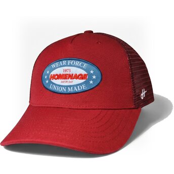 Gorra trucker roja Union Workwear The Trucker de Homenage