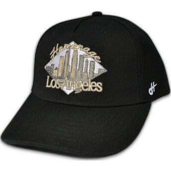 Cap zaoblená black snapback The Retro Homenage
