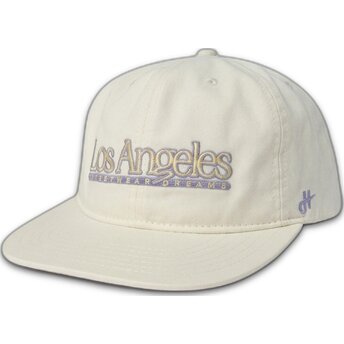 Šiltovka rovná krém snapback Angeles Skylines The Snap Homenage