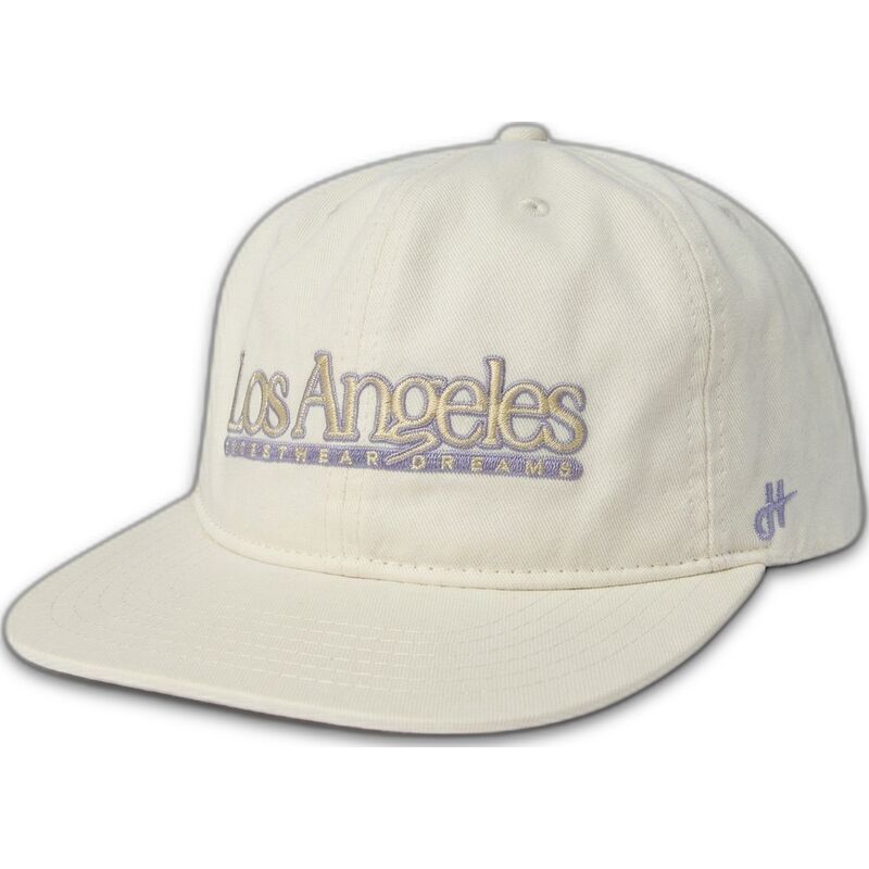 gorra-plana-crema-snapback-angeles-skylines-the-snap-de-homenage