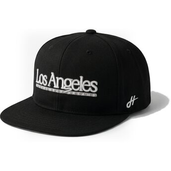Gorra plana negra snapback Los Angeles Skylines The Snap de Homenage